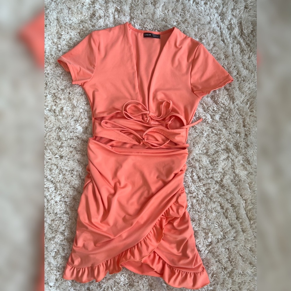 Shein - Fun Orange Dress